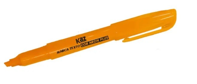 CANETA MARCA TEXTO KAZ NEON PLUS